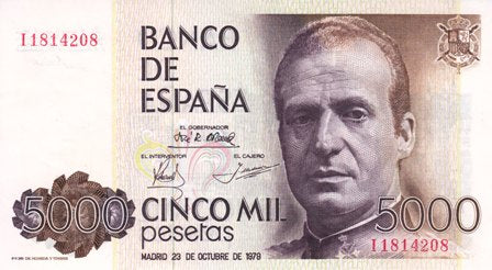 Spain / P-160 / 5'000 Pesetas / 23.10.1979