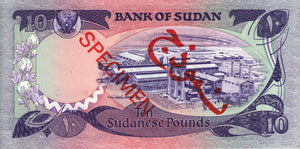 Sudan / P-27as / 10 Pounds / 01.01.1983 / SPECIMEN