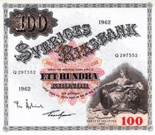 Sweden P-48d 100 Kronor 1962