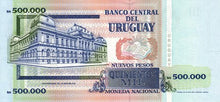 Uruguay / P-073a / 500'000 Nuevos Pesos / 1992