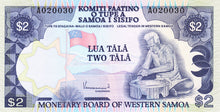 Western Samoa / P-20 / 2 Tala / ND (1980)