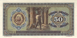 Yugoslavia / P-064a / 50 Dinara / 01.05.1946