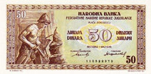 Yugoslavia P-64b 50 Dinara 01.05.1946