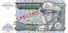 Zaire / P-41s / 100'000 Zaires / 04.01.1992 / SPECIMEN