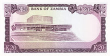 Zambia / P-13c / 20 Kwacha / ND (1969)