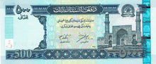 Afghanistan P-71 500 Afghanis SH1381 (2002)
