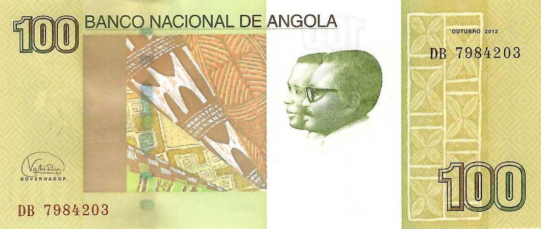 Angola P153b 100 Kwanzas 2012