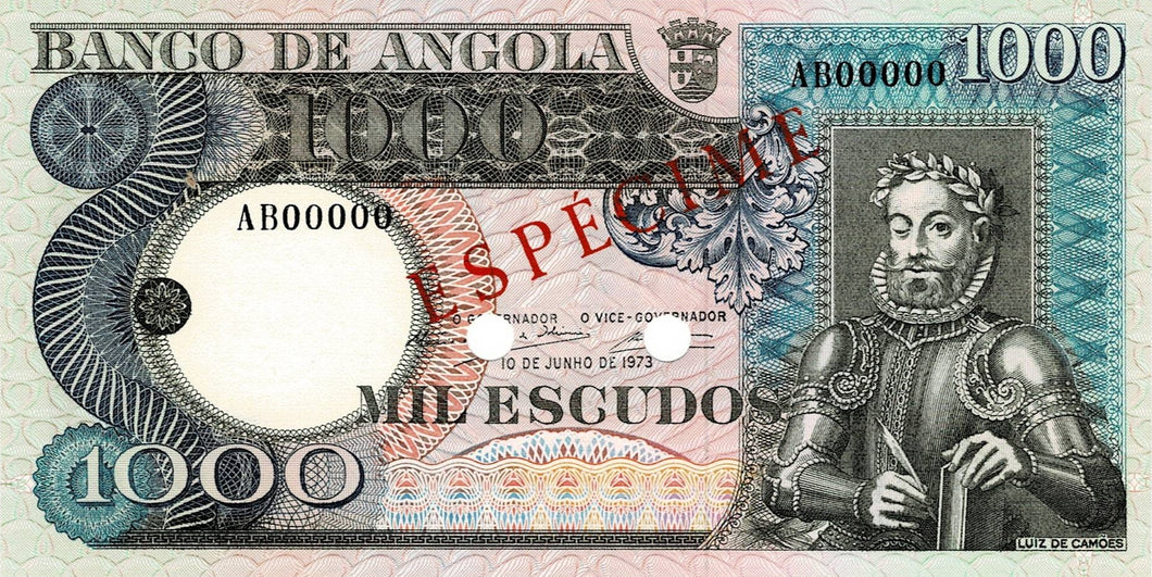 Angola P-108s 1000 Escudos 10.06.1973