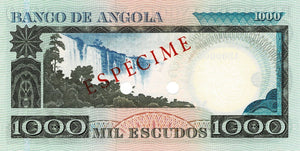 Angola / P-108s / 1000 Escudos / 10.06.1973 / SPECIMEN