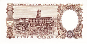 Argentina / P-275a / 5 Pesos / ND (1960-62)