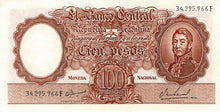Argentina P-277 100 Pesos ND (1967-69)