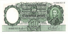 Argentina P-271a 50 Pesos ND (1955-68)