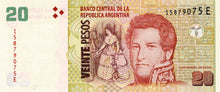 Argentina P-355b 20 Pesos ND (2013)
