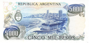 Argentina / P-305b / 5'000 Pesos / ND (1977-83)