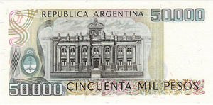 Argentina / P-307 / 50'000 Pesos / ND (1979-83)