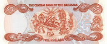 Bahamas / P-45a / 5 Dollars / L 1974 (1984)