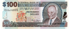 Barbados P-65b 100 Dollars ND (2000)
