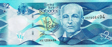 Barbados P-73 2 Dollars 02.05.2013