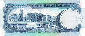 Barbados / P-46 / 2 Dollars / ND (1995)