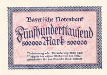 Germany / P-S930 / 500'000 Mark / 18.08.1923