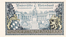Germany / P-S928 / 100'000 Mark / 15.06.1923