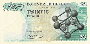 Belgium / P-138/ 20 Francs / 15.06.1964