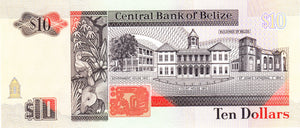 Belize / P-54a / 10 Dollars / 01.05.1990