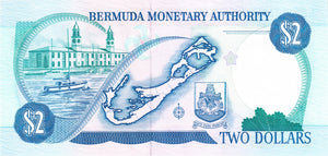 Bermuda / P-34a / 2 Dollars / 01.10.1988