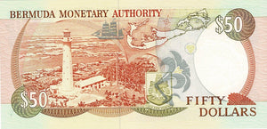 Bermuda / P-38 / 50 Dollars / 20.02.1989