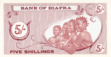 Biafra / P-1 / 5 Shillings / ND (1967)