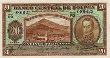 Bolivia P-131 20 Bolivianos L 1928