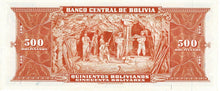 Bolivia / P-148 / 500 Bolivianos / L 1945