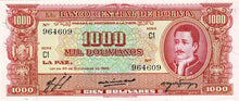 Bolivia P-149 1000 Bolivianos L 1945