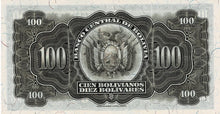 Bolivia / P-133 / 100 Bolivianos / L 1928