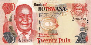 Botswana P-27b 20 Pula 2006