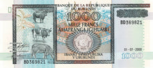 Burundi P-39c 1000 Francs 01.07.2000