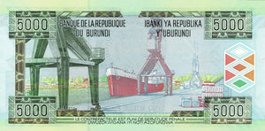 Burundi / P-48 / 5'000 Francs / 01.12.2008