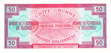 Burundi / P-22b / 50 Francs / 01.02.1970