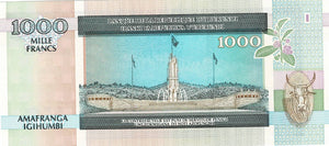Burundi / P-39c / 1000 Francs / 01.07.2000