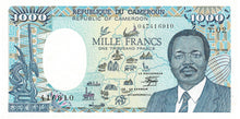 Cameroun P-26a 1000 Francs 01.01.1986