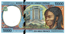 Central African States / Central African Republic P-305Fa 10'000 Francs 1994