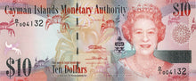 Cayman Islands P-40a 10 Dollars 2010