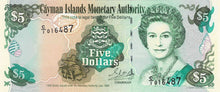 Cayman Islands P-22a 5 Dollars 1998