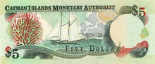 Cayman Islands / P-22a / 5 Dollars / 1998