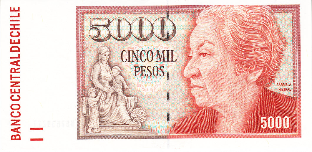 Chile / P-155f / 5'000 Pesos / 2006