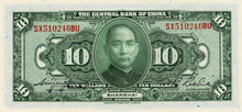 China / P-197d / 10 Dollars / 1928