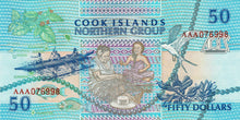 Cook Islands 50 Dollars ND (1992))