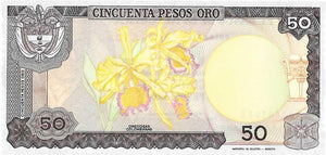 Colombia / P-425a / 50 Pesos Oro / 12.10.1984