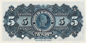 Colombia / P-388s / 5 Pesos / 01.01.1941 / SPECIMEN