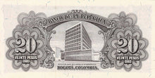 Colombia / P-401b / 20 Pesos Oro / 01.01.1960